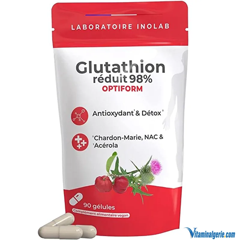 glutathion algérie Glutathion + NAC 400mg 90 Gélules Chardon Marie Bio