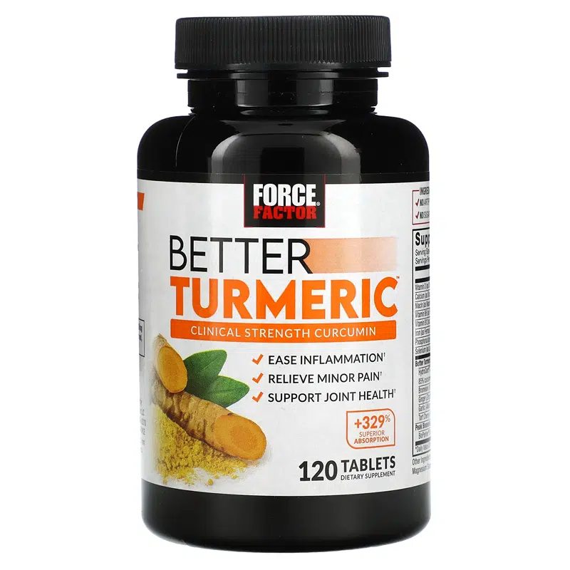 gvf54 Curcumine de force clinique ,120 comprimés , force factor – Image 1