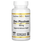 Picolinate de zinc, 50 mg, 120 gélules végétales