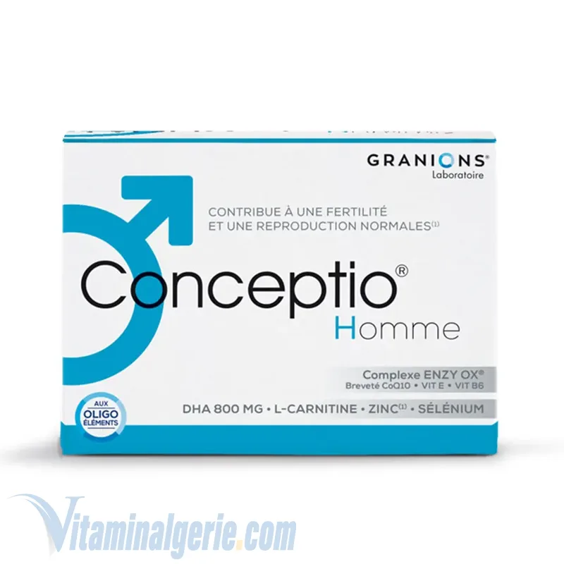q1 Conceptio Homme 90 Capsules + 30 Sachets , fertilité hommes – Image 1