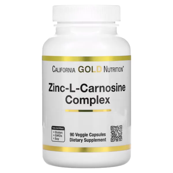 Complexe zinc L-Carnosine, 90 gélules végétales